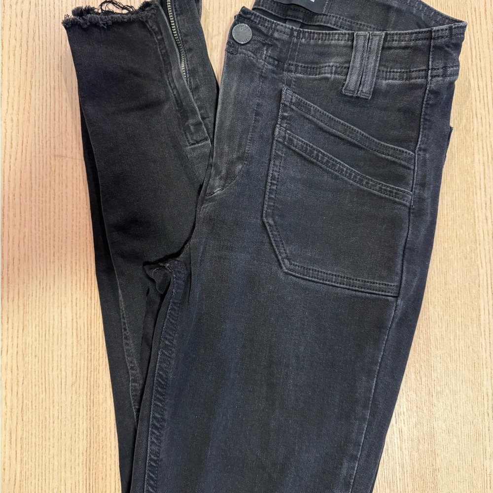 PAIGE Charcoal Denim Pants